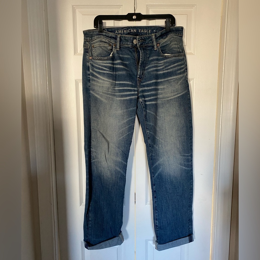 American Eagle Men’s Straight Jeans Size 34 Waist x 34 Length